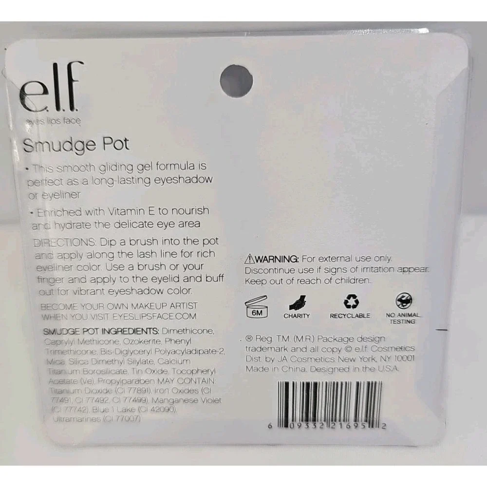 ELF Smudge Pot Eye Shadow/Eye Liner #21695 CRUISIN' CHIC sealed NIP MU-004/005